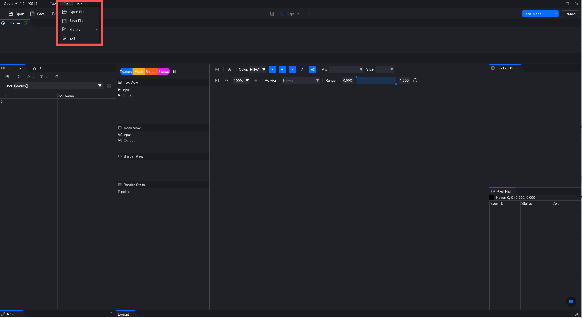Gears manual screenshot