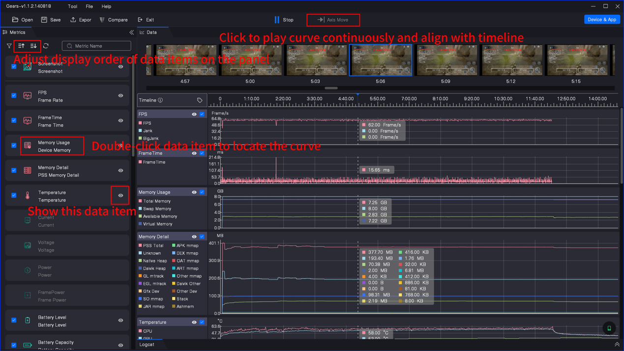 Gears manual screenshot